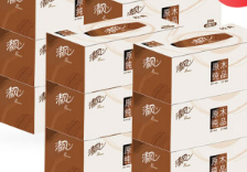 清风盒装面巾纸200抽/盒 12盒/箱