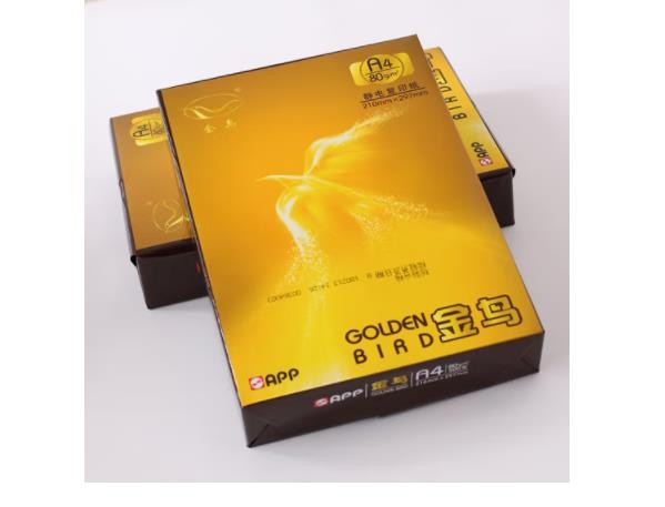 金鸟 复印纸 电脑打印纸办公用品全木桨白纸草稿整箱APP金光集团 A4/80克（5包装/2500张）