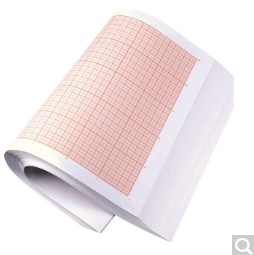 绿文计算纸方格纸对数坐标纸a4网格纸红色格子纸K线毫米格子绘图纸 A4/16K (17X25厘米) 100张