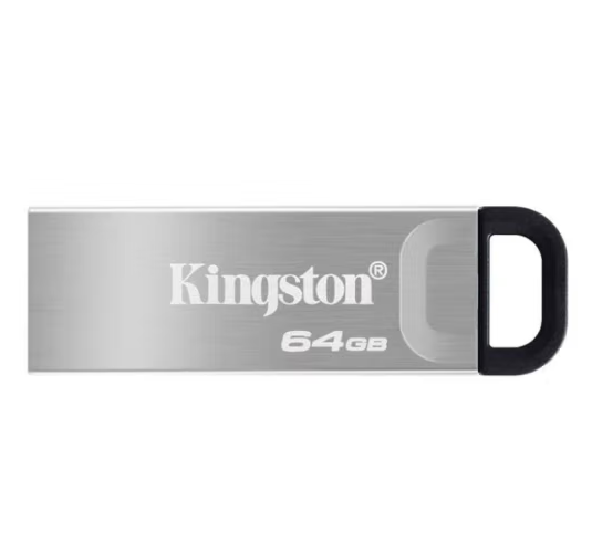 金士顿（Kingston） u盘 USB 3.2 Gen 1 DTKN 投标车载高速金属优盘 64GB配苹果适用转接头
