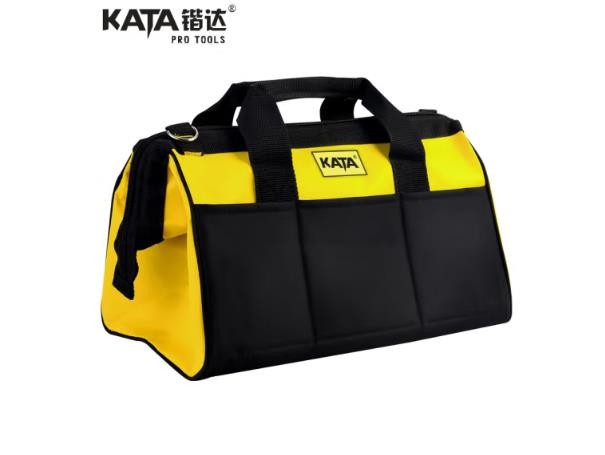 锴达 KATA 帆布工具包大号多功能收纳包单肩手提包工具袋维修工具包加厚防水牛津布 KT90008