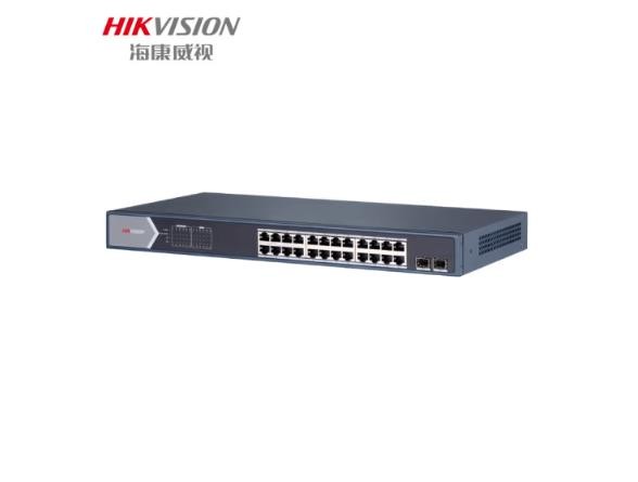 海康威视交换机DS-3E0526SP-S 24口