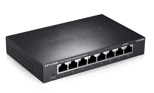TP-LINK5/8/16/24口千兆交换机 企业办公网络分线器分线器即插即用交换机 【8口全千兆】TP-SG1008D