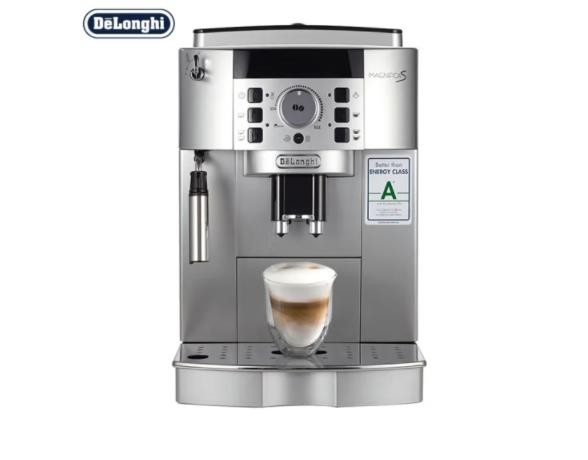 德龙（Delonghi）咖啡机 全自动咖啡机 欧洲原装进口 家用 自带打奶泡系统 ECAM22.110.SB