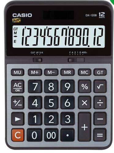 卡西欧 电子台式商务型办公计算器 DX-120B