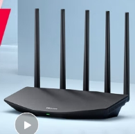 TP-LINK BE5100 WiFi7千兆双频无线路由器全2.5G网口 5颗信号放大器 全屋组网兼容wifi6 游戏加速 7DR5160