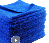 赛罗 方巾超细纤维小毛巾吸水不易掉毛擦桌子厨房布洗碗抹布批发定制 宝蓝色方巾 30*30cm