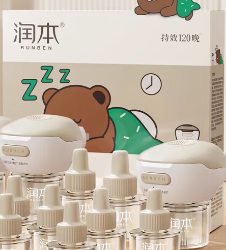 润本电热蚊香液12瓶
