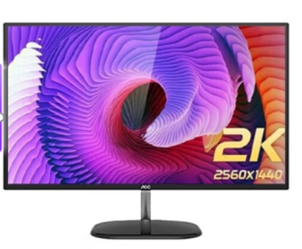 AOC 31.5英寸2K高清电脑显示器IPS屏 黑色 Q32V3S/BS
