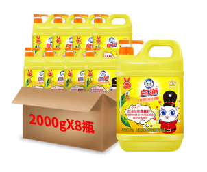 白猫 2kg*8瓶 柠檬红茶洗洁精 白猫 2kg*8瓶 柠檬红茶洗洁精
