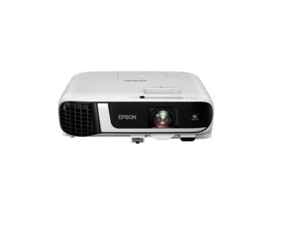 爱普生（EPSON） CB-FH52 投影仪白色投影仪 办公 高清 商务会议投影机 （含吊架、高清线、幕布、翻页笔、投影仪安装、幕布安装）