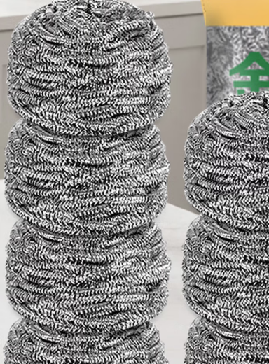 尚家易洁6828-12只装不锈钢清洁球/钢丝球