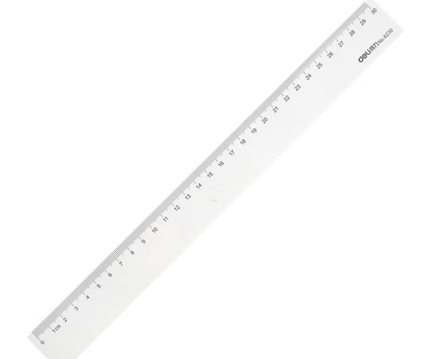 得力6230直尺30cm(只)