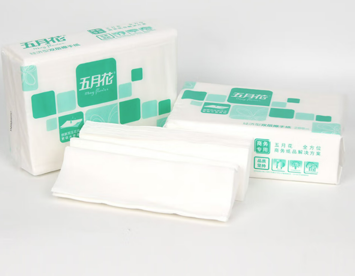 五月花A18250S双层擦手纸（200抽/包 20包/箱）
