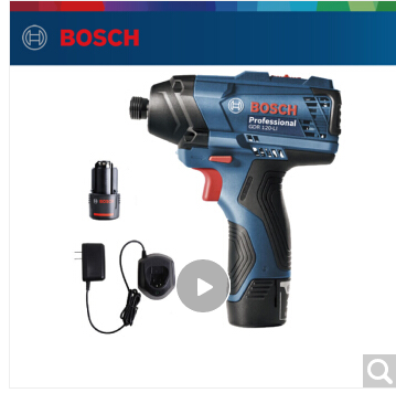 博世（BOSCH）GDR 120-Li 充电式冲击起子机扳手机 锂电电动工具（双电版12V 升级为2Ah电池）