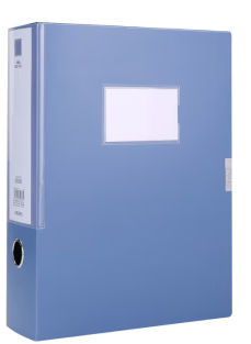 得力A4粘扣档案盒75mm