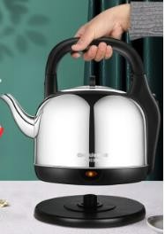 格来德 （Grelide） 电热水壶烧水壶304不锈钢热水壶4.2L
