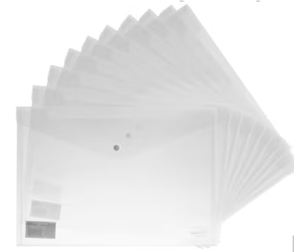 得力5505 A4按扣文件袋 10个/袋