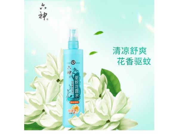 六神【驱蚊喷雾】清新花香花露水180ml*1(蚊怕水 驱蚊液防痱祛痱舒爽)