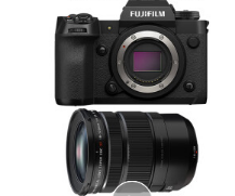 富士（FUJIFILM）xh2微单相机 x-h2无反单电数码照相机8K视频高速连拍五轴防抖XH2相机 富士XH2机身+XF18-120mm F4镜头 官方标配
