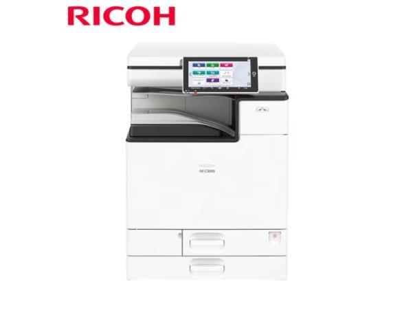 理光（Ricoh） IMC3000彩色激光大型打印A3复印机智能办公复合机 IM C3000 主机+双纸盒+自动双面输稿器