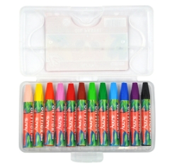 阳光天使 12色油画棒蜡笔儿童幼儿画笔绘画彩笔蜡笔 塑料盒12色