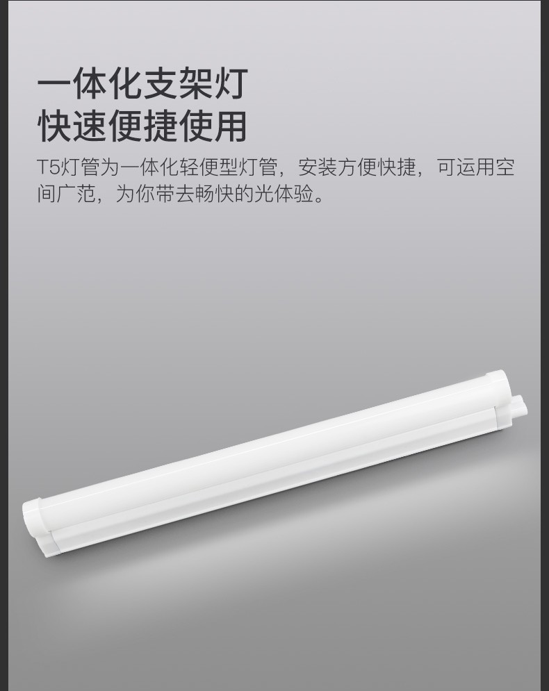 佛山照明 LED 灯具T5一体化 1.0米   12w