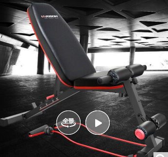 美国汉臣HARISON家用多功能仰卧板哑铃凳健身椅仰卧起坐板健腹肌板训练器