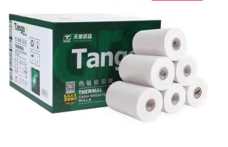 新绿天章80*50mm 50卷小管芯热敏纸