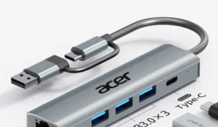 宏基USB 3.0 分线器铝合金 0.15米