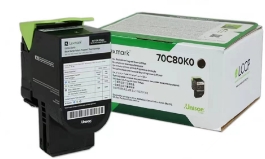 Lexmark 原装利盟708k粉盒黑色 70C80K0 CS310 cs410 cs510墨粉盒 70C8HKE高容量