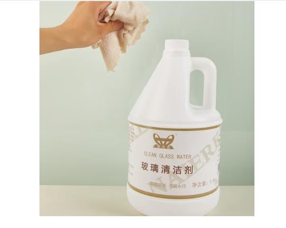 奈尔克玻璃清洁剂3.6kg/瓶擦窗除油膜汽车玻璃浴室门窗除水渍除垢玻璃水