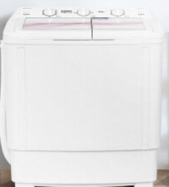 康佳（KONKA）8公斤 半自动波轮洗衣机 大容量 双桶双缸 脱水甩干机 家电