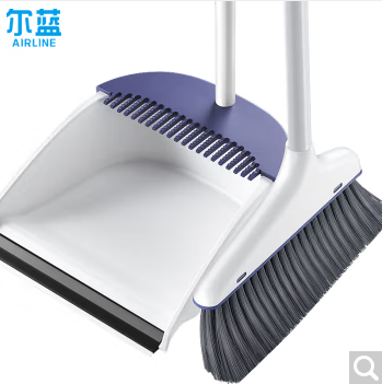 尔蓝（Airline）加长梳齿版扫把簸箕套装