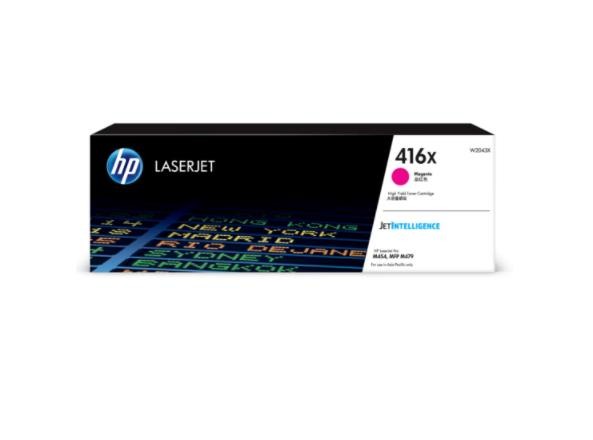 惠普（HP）416X原装大容量品红色硒鼓 适用hp m454dw 454dn 479dw 479fdw 打印机硒鼓品红