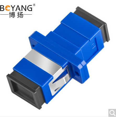 （BOYANG）电信级SC耦合器 SC接口 光纤法兰盘适配器光纤延长对接头(50个装)