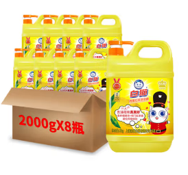 白猫 2kg*8瓶 柠檬红茶洗洁精 白猫 2kg*8瓶 柠檬红茶洗洁精