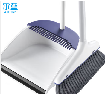 尔蓝（Airline）加长梳齿版扫把簸箕套装
