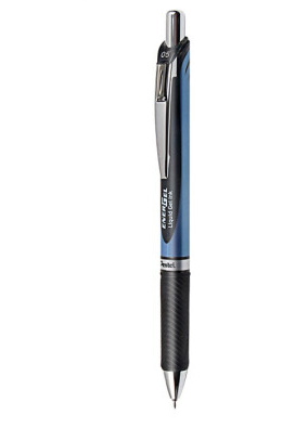 派通（Pentel）0.5mm按动速干中性笔 学生考试签字笔水笔BLN75 黑色