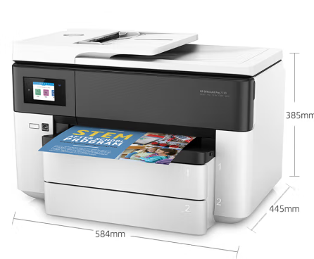 惠普（HP） 7720 7730 7740 a3彩色喷墨无线打印机一体机办公家用 多功能复印扫描传真wifi网络 7730（a4自动双面双纸盒A3打印一体机）