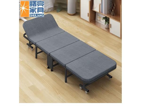 曙亮折叠床单人午休躺椅办公室便携式行军床午睡床宽70CM