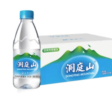 洞庭山饮用天然泉水380毫升*24瓶