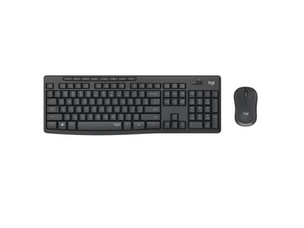罗技（Logitech）MK295无线键鼠套装 办公轻音键盘鼠标 办公笔记本适用 企业采购 公司礼品 MK295 黑色