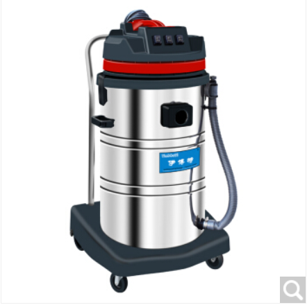 凯达仕(QUEDAS）小型干湿两用吸尘器 大功率吸尘吸水机 工厂车间保洁用 不锈钢桶身大吸力 IV-3080EC