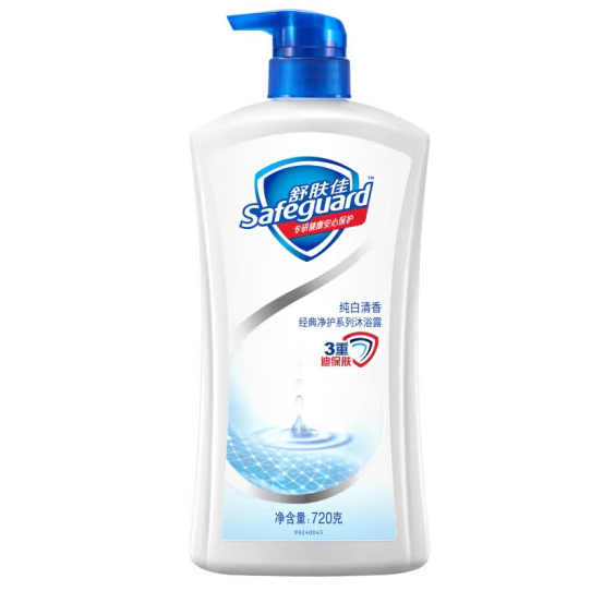 舒肤佳纯白清香沐浴露720ml