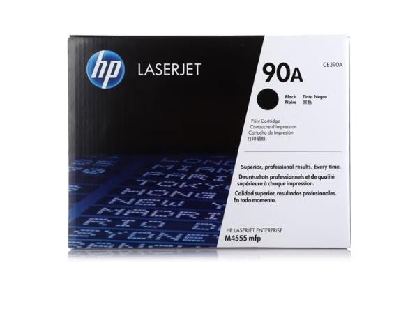 惠普（HP） CE390A 90A 黑色原装 LaserJet 硒鼓 (适用LaserJet M4555/M601/M602/M603)