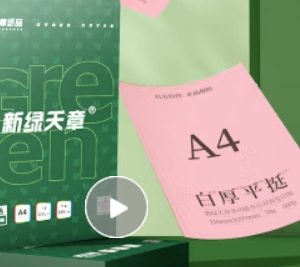 天章120g A4 彩激纸