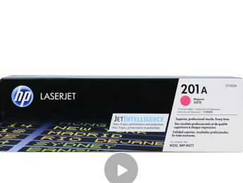 惠普CF403A品红色碳粉盒 201A