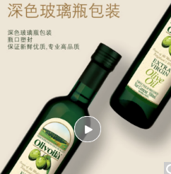 欧丽薇兰（Olivoila）特级初榨橄榄油500mlx2瓶装