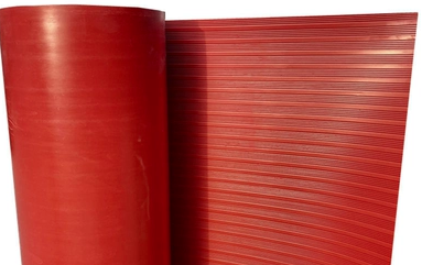 10KV 5mm厚1*5米/卷 红色 绝缘橡胶垫